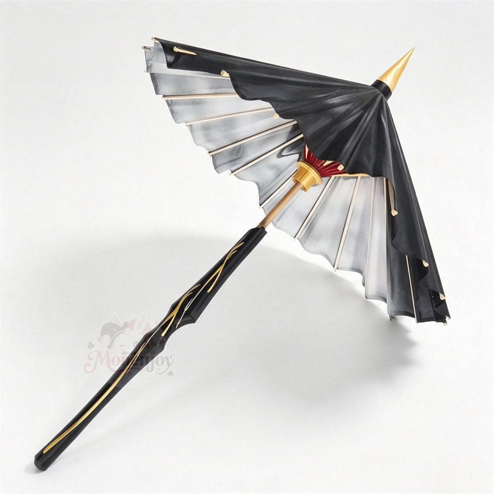 Monenjoy 鳴潮 鎖暝（サメイ）傘 コスプレ道具 97cm｜PLA・傘布・木製パーツ 撮影用小道具 MONENJOY