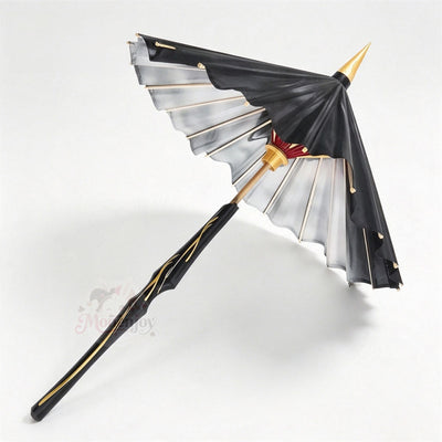 Monenjoy 鳴潮 鎖暝（サメイ）傘 コスプレ道具 97cm｜PLA・傘布・木製パーツ 撮影用小道具 MONENJOY