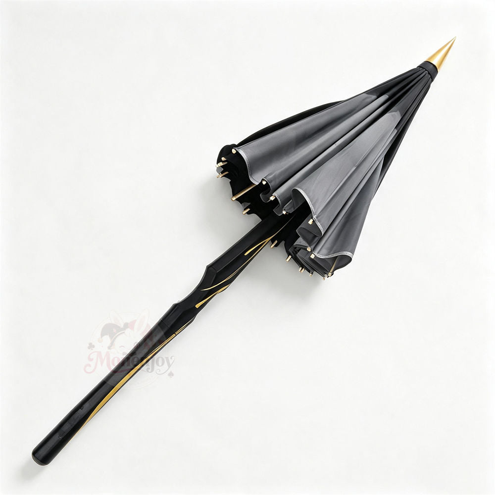 Monenjoy 鳴潮 鎖暝（サメイ）傘 コスプレ道具 97cm｜PLA・傘布・木製パーツ 撮影用小道具 MONENJOY