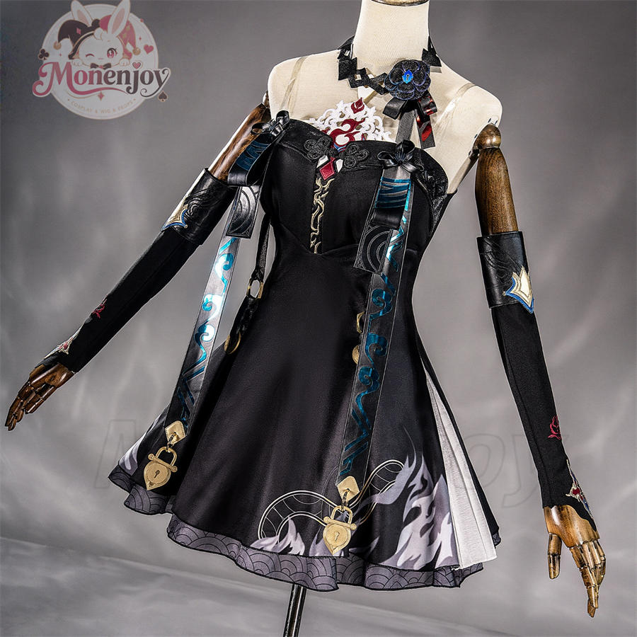 Monenjoy　鳴潮 鎖暝(サメイ コスプレ衣装　3dPla材質　刺繍柄　コスチューム　イベント舞台対応 MONENJOY