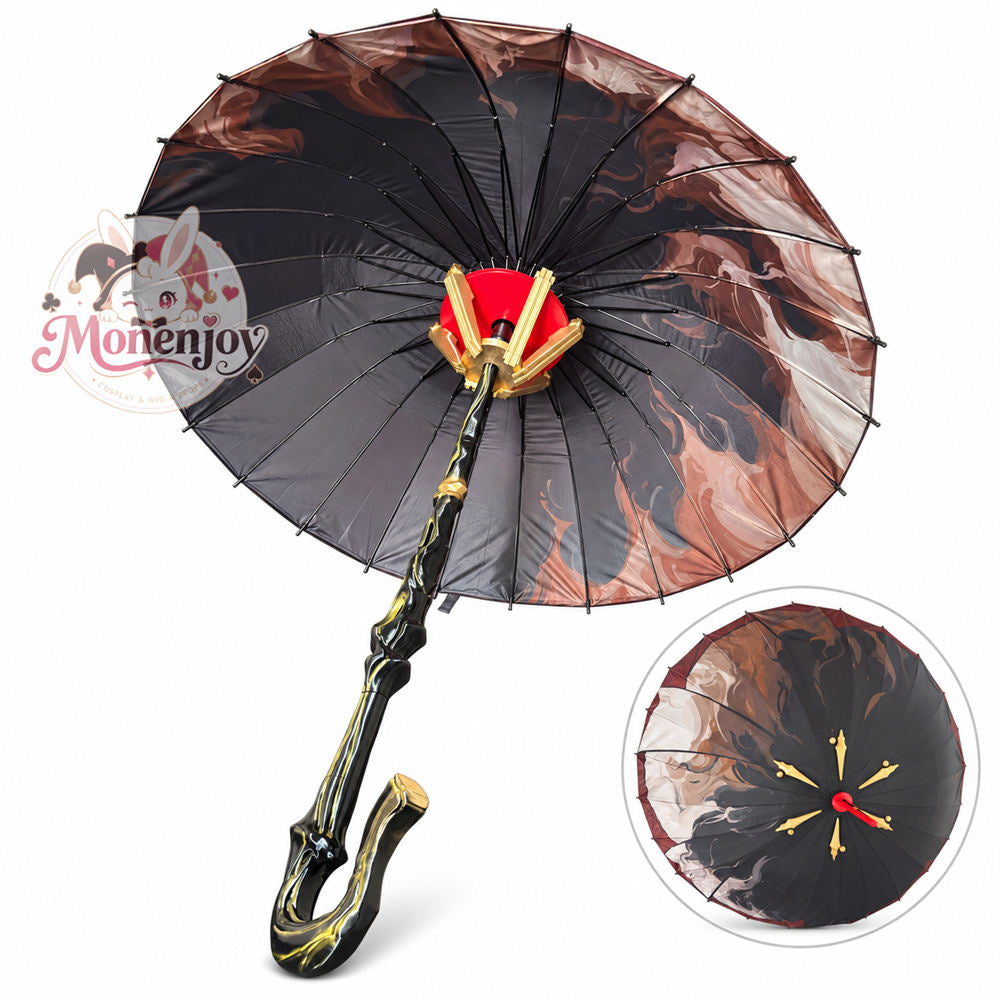 Monenjoy 鳴潮 鎖暝(サメイ 傘　コスプレ道具　傘面直径100cm　長120cm　レプリカ　Prop MONENJOY