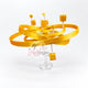 Monenjoy 鳴潮 心月狐 コスプレ道具 万象環 直径24cm｜Wuthering Waves Xinyuehu｜　武器モデル　アクセサリー MONENJOY