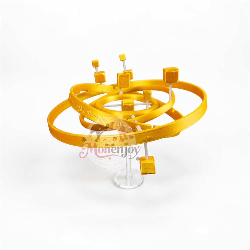 Monenjoy 鳴潮 心月狐 コスプレ道具 万象環 直径24cm｜Wuthering Waves Xinyuehu｜　武器モデル　アクセサリー MONENJOY