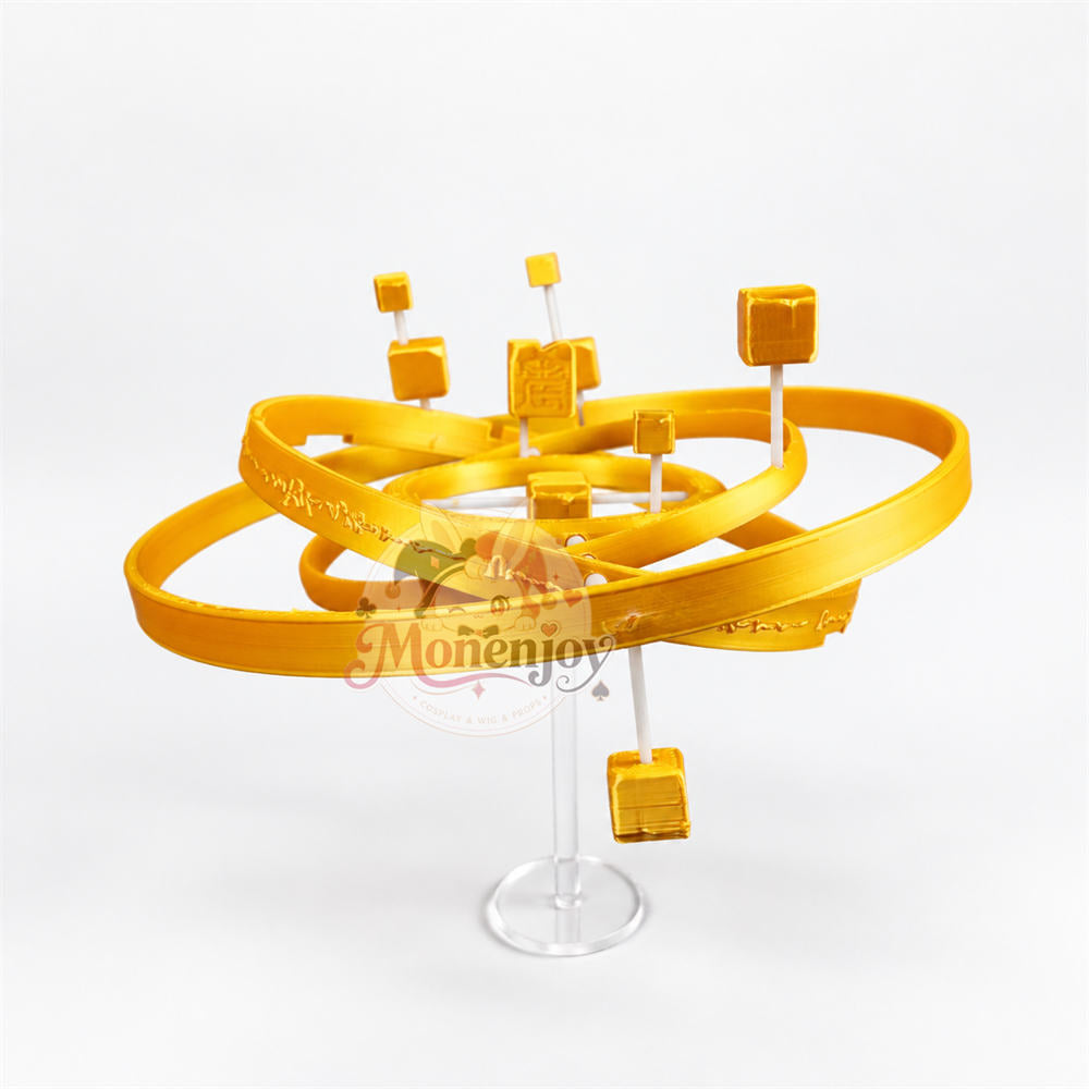 Monenjoy 鳴潮 心月狐 コスプレ道具 万象環 直径24cm｜Wuthering Waves Xinyuehu｜　武器モデル　アクセサリー MONENJOY