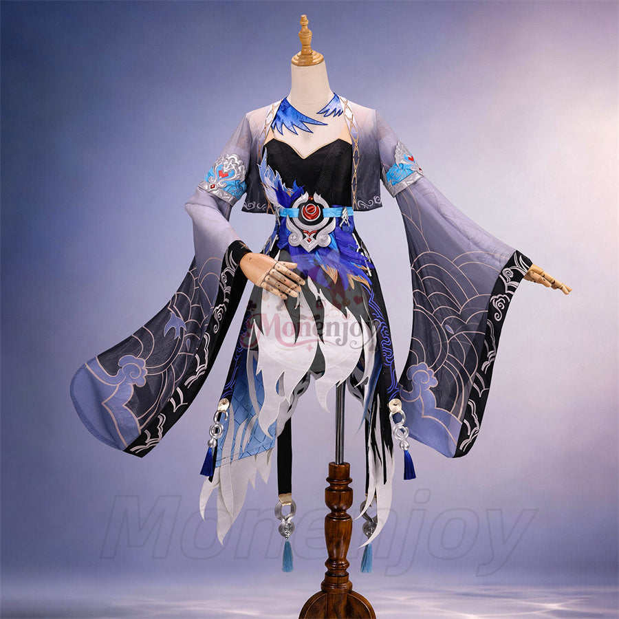 Monenjoy 鳴潮 秧秧（ヤンヤン）玄翎 コスプレ衣装｜Wuthering Waves 3D PLAパーツ付き 高品質コスチューム MONENJOY