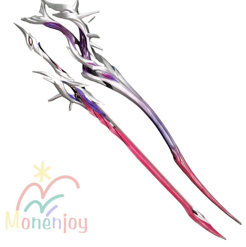 Monenjoy 崩壊スターレイル セイレンス コスプレ道具　110cm　片手剣　PLA樹脂プリント　武器モデル　工芸品　舞台道具
