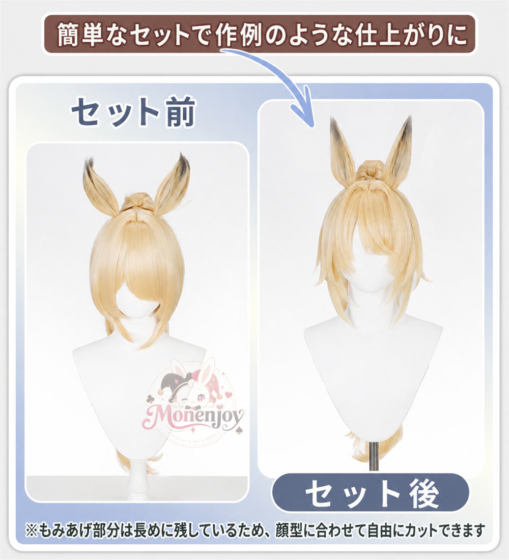 Monenjoy ゼンゼロ シグリッド コスプレウィッグ 70cm｜耐熱・自然感