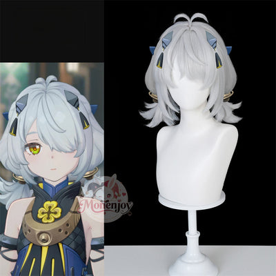 Monenjoy　ゼンゼロ サンブリンガー 　カツラ　ドラキナ コスプレ道具　耐熱ウィッグ　ウィッグ　アクセサリー　自然感 MONENJOY