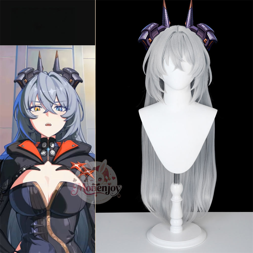 Monenjoy　ゼンゼロ サンブリンガー 　カツラ　ドラキナ コスプレ道具　耐熱ウィッグ　ウィッグ　アクセサリー　自然感 MONENJOY