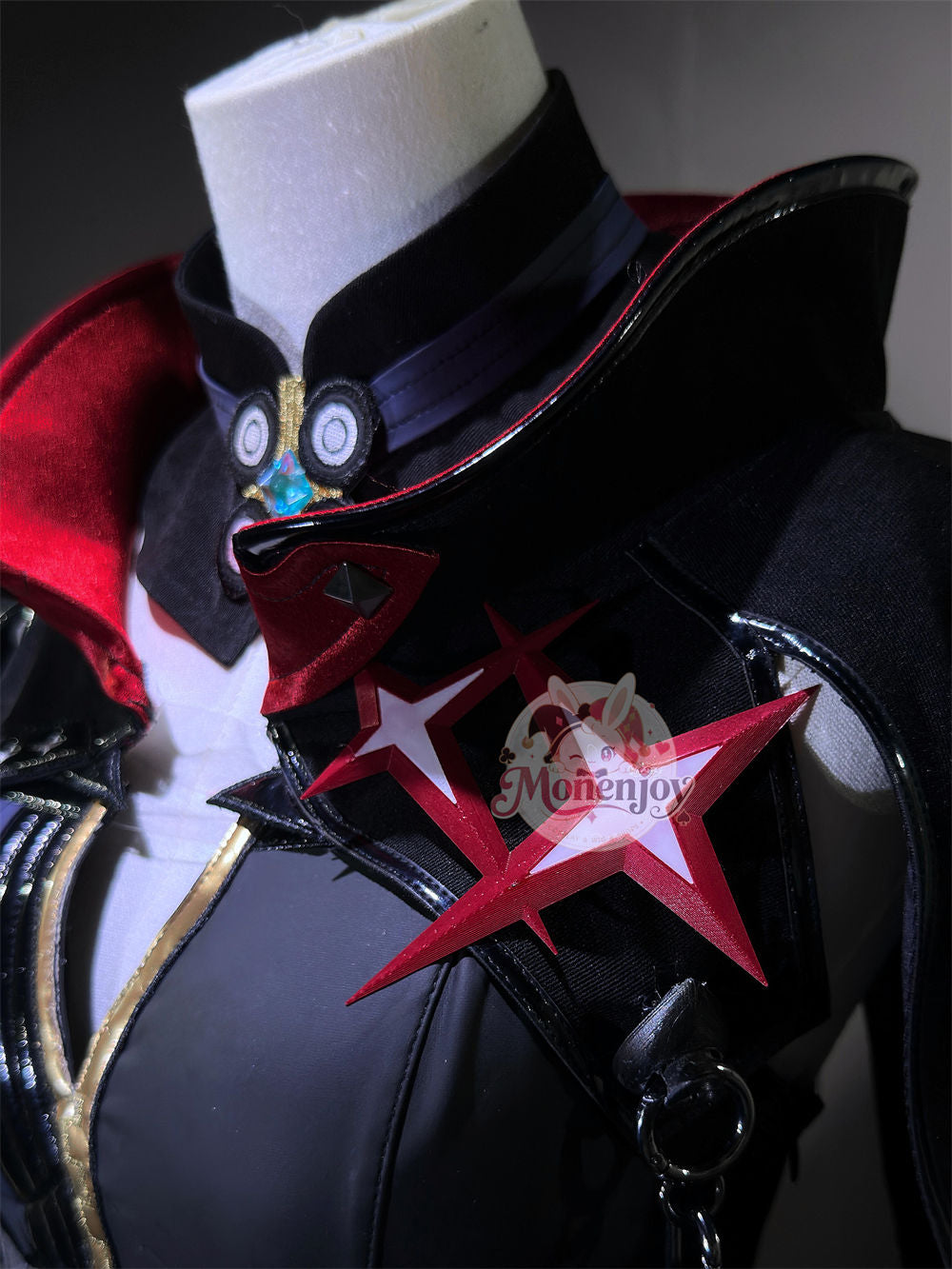 Monenjoy　ゼンゼロ エルダ・サンブリンガー  コスプレ　Eldreda Sunbringer　角付　初代虚狩り　イベント　舞台服（副本） Monenjoy