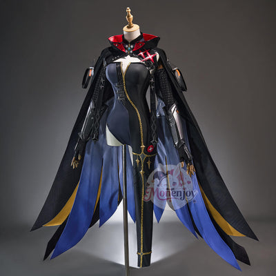 Monenjoy　ゼンゼロ エルダ・サンブリンガー  コスプレ　Eldreda Sunbringer　角付　初代虚狩り　イベント　舞台服 Monenjoy
