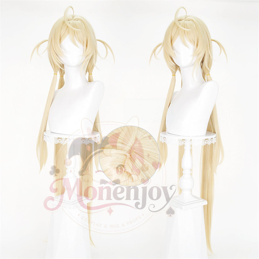 Monenjoy ゼンレスゾーンゼロ フィオニー ウィッグ 120cm イエロー｜耐熱マットファイバー Monenjoy