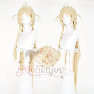 Monenjoy ゼンレスゾーンゼロ フィオニー ウィッグ 120cm イエロー｜耐熱マットファイバー Monenjoy