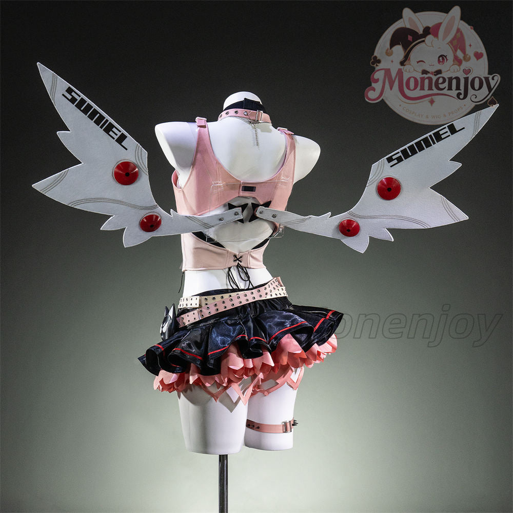 Monenjoy　ゼンレスゾーンゼロ KFCコラボ　妄想エンジェル　アリア 千夏 南宮羽 コスプレ衣装　舞台　ライブ服　 MONENJOY