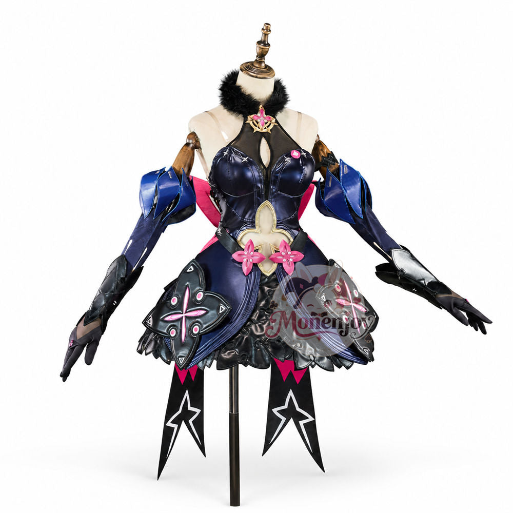 Monenjoy　ゼンゼロ リンドヴェルヌ・サンブリンガー コスプレ衣装　Lindverne Sunbringer　角付　初代虚狩り　イベント　舞台服 Monenjoy
