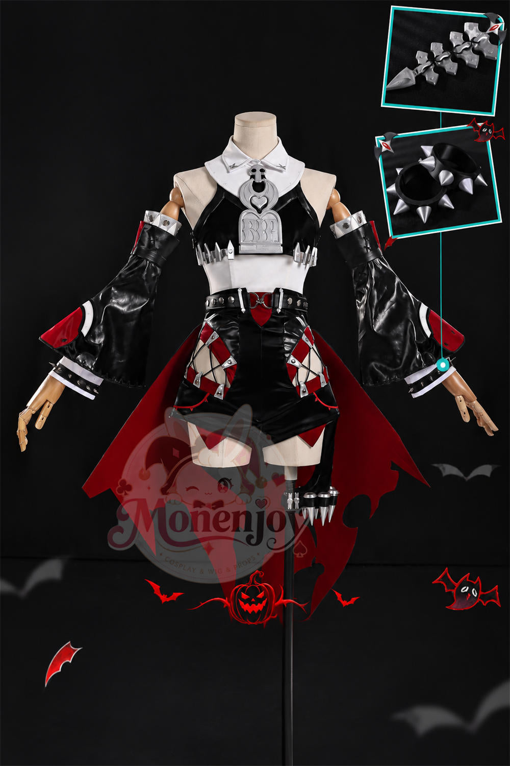 初回：ハロウィン前発送予定　Monenjoy ゼンゼロ ロクシー コスプレ衣装｜金属製＋PLAパーツ 舞台服 MONENJOY